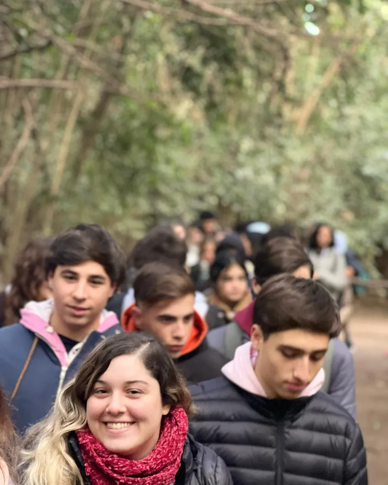 Alumnos en visita educativa